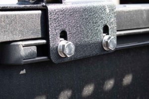 Toyota Tacoma Truck Bed Rack - Fishbone Offroad - Half Height Tackle Rack - Black - `16-`27